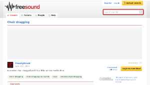 Freesound聲音庫：Chair dragging-資源代表圖