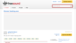 Freesound聲音庫：Shower leaking.wav-資源代表圖