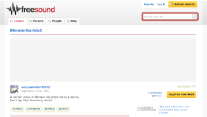 Freesound聲音庫：BlenderGarble3-資源代表圖