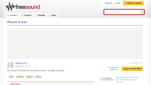 Freesound聲音庫：Faucet 3.wav-資源代表圖