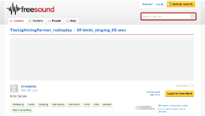 Freesound聲音庫：tlf-birds_singing_05.wav