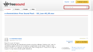 Freesound聲音庫：SD_Low+Hi_05.wav縮圖