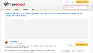 Freesound聲音庫：Boulevard SummerRiver calm 04 NL 160905_0961 0962.flac-資源代表圖
