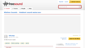 Freesound聲音庫：Ambient sound water.wav-資源代表圖