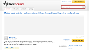 Freesound聲音庫：coins on stone sliding, dragged (counting coins on stone).wav縮圖
