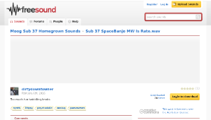 Freesound聲音庫：Sub 37 SpaceBanjo MW Is Rate.wav縮圖