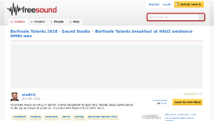Freesound聲音庫：Berlinale Talents breakfast at HAU2 ambience OMNI.wav縮圖