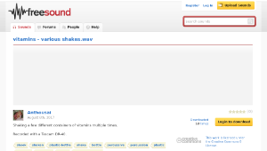 Freesound聲音庫：vitamins - various shakes.wav