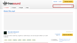 Freesound聲音庫：Metal Mix.mp3