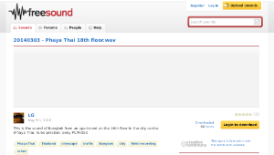 Freesound聲音庫：20140303 - Phaya Thai 18th floor.wav-資源代表圖