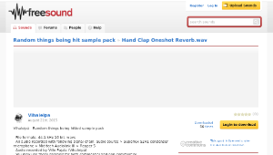 Freesound聲音庫：Hand Clap Oneshot Reverb.wav縮圖