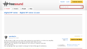 Freesound聲音庫：digital RF noise 12.wav