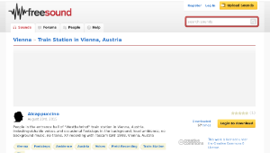 Freesound聲音庫：Train Station in Vienna, Austria-資源代表圖