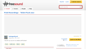 Freesound聲音庫：Toilet-Flush.wav-資源代表圖