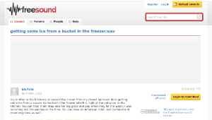 Freesound聲音庫：getting some ice from a bucket in the freezer.wav-資源代表圖