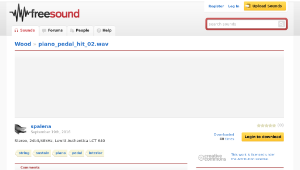 Freesound聲音庫：piano_pedal_hit_02.wav-資源代表圖