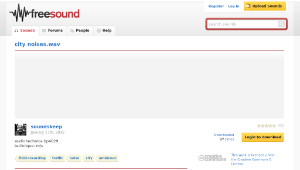Freesound聲音庫：city noises.wav-資源代表圖