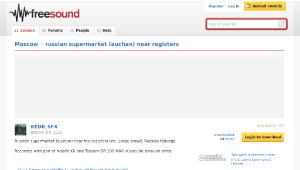 Freesound聲音庫：russian supermarket (auchan) near registers-資源代表圖
