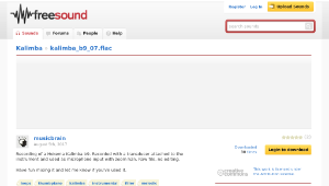 Freesound聲音庫：kalimba_b9_07.flac