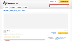 Freesound聲音庫：thunder_birds_ping_pong.wav