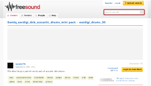 Freesound聲音庫：eardigi_drums_30