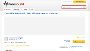 Freesound聲音庫：Baby Billy Goat opening scene.mp3-資源代表圖