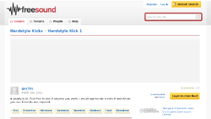 Freesound聲音庫：Hardstyle Kick 1縮圖