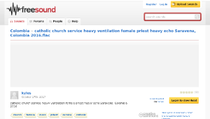 Freesound聲音庫：catholic church service heavy ventilation female priest heavy echo Saravena, Colombia 2016.flac-資源代表圖