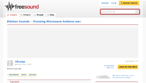 Freesound聲音庫：Pressing Microwave buttons.wav-資源代表圖