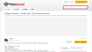Freesound聲音庫：Inside LRT | LRT Announcement-資源代表圖