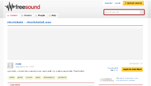 Freesound聲音庫：rmcrickets8.wav縮圖