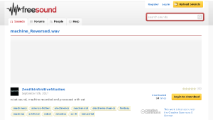 Freesound聲音庫：machine_Reversed.wav