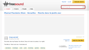 Freesound聲音庫：Marche dans le Jardin.wav縮圖