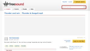 Freesound聲音庫：Thunder & Seagull.mp3-資源代表圖