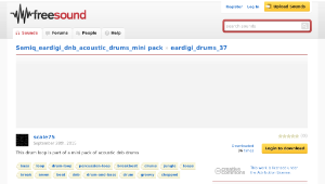 Freesound聲音庫：eardigi_drums_37