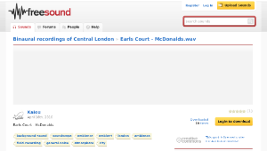 Freesound聲音庫：Earls Court - McDonalds.wav-資源代表圖