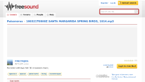 Freesound聲音庫：160321T0800Z SANTA MARGARIDA SPRING BIRDS, 1014.mp3