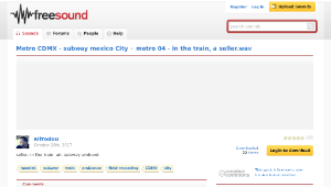 Freesound聲音庫：metro 04 -  in the train, a seller.wav-資源代表圖