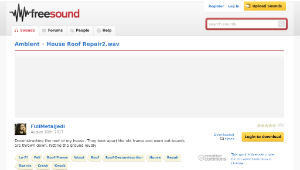 Freesound聲音庫：House Roof Repair2.wav-資源代表圖