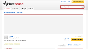 Freesound聲音庫：la.wav縮圖
