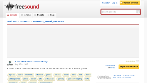 Freesound聲音庫：Human_Good_00.wav-資源代表圖