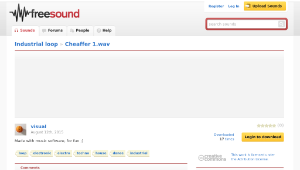 Freesound聲音庫：Cheaffer 1.wav