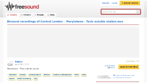 Freesound聲音庫：Marylebone - Taxis outside station.wav-資源代表圖