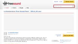 Freesound聲音庫：Glitch_04.wav-資源代表圖