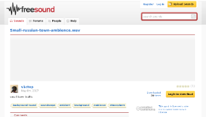 Freesound聲音庫：Small-russian-town-ambience.wav縮圖