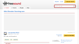 Freesound聲音庫：Otis Elevator Running.wav-資源代表圖