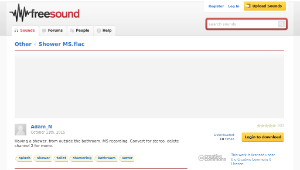 Freesound聲音庫：Shower MS.flac-資源代表圖