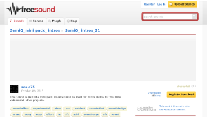 Freesound聲音庫：SemiQ_ intros_21