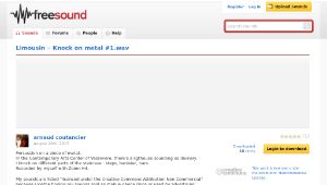 Freesound聲音庫：Knock on metal #1.wav縮圖