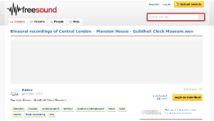 Freesound聲音庫：Mansion House - Guildhall Clock Museum.wav-資源代表圖